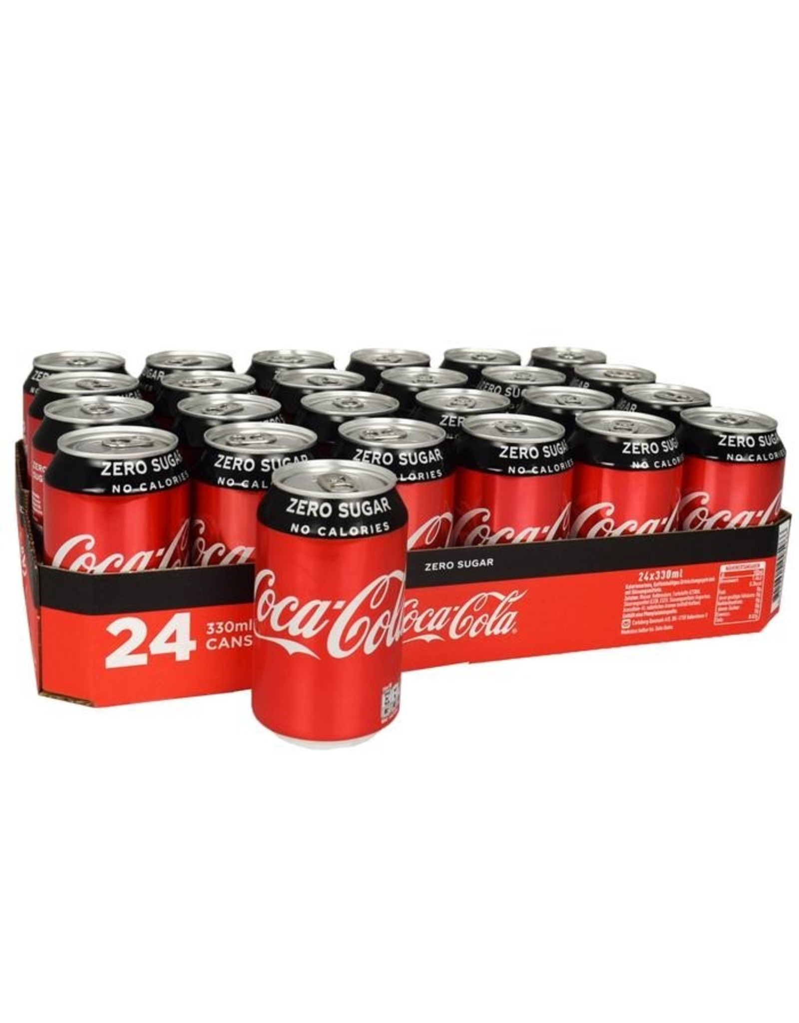 Coca Cola Coca cola zero tray 24x33cl