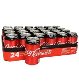 Coca cola ZERO Blik (24x33cl PL)