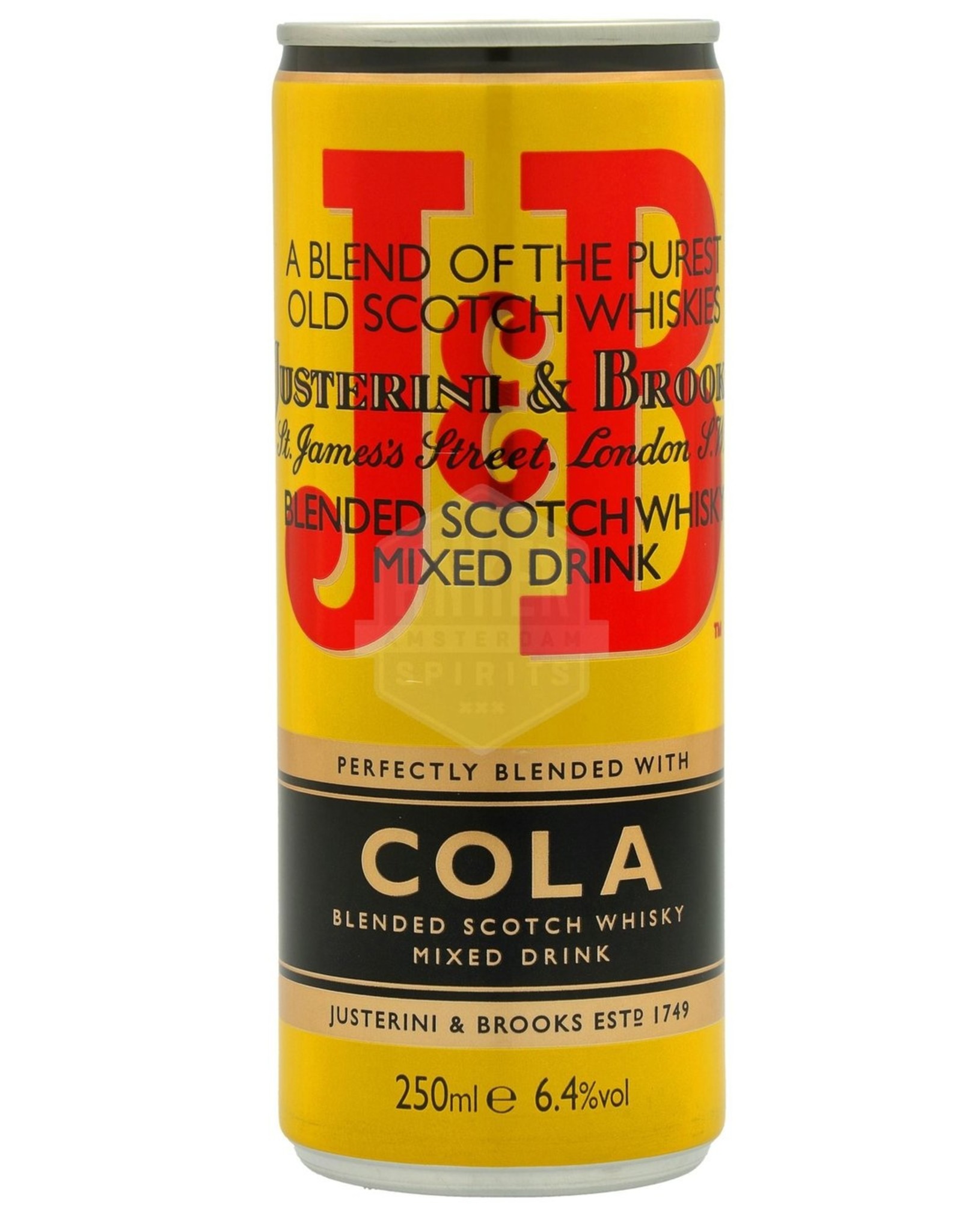 J&B J&B cola blik (12x25cl)