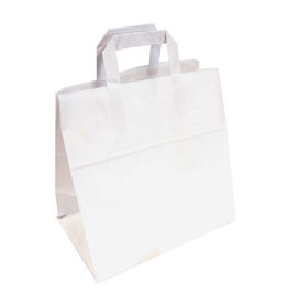 Paptas Papier tas Middel 26x17x26 cm Wit