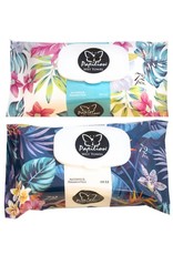 papilion PAPILION ISLAK MENDIL TROPIC FLOWERS 72 STUK