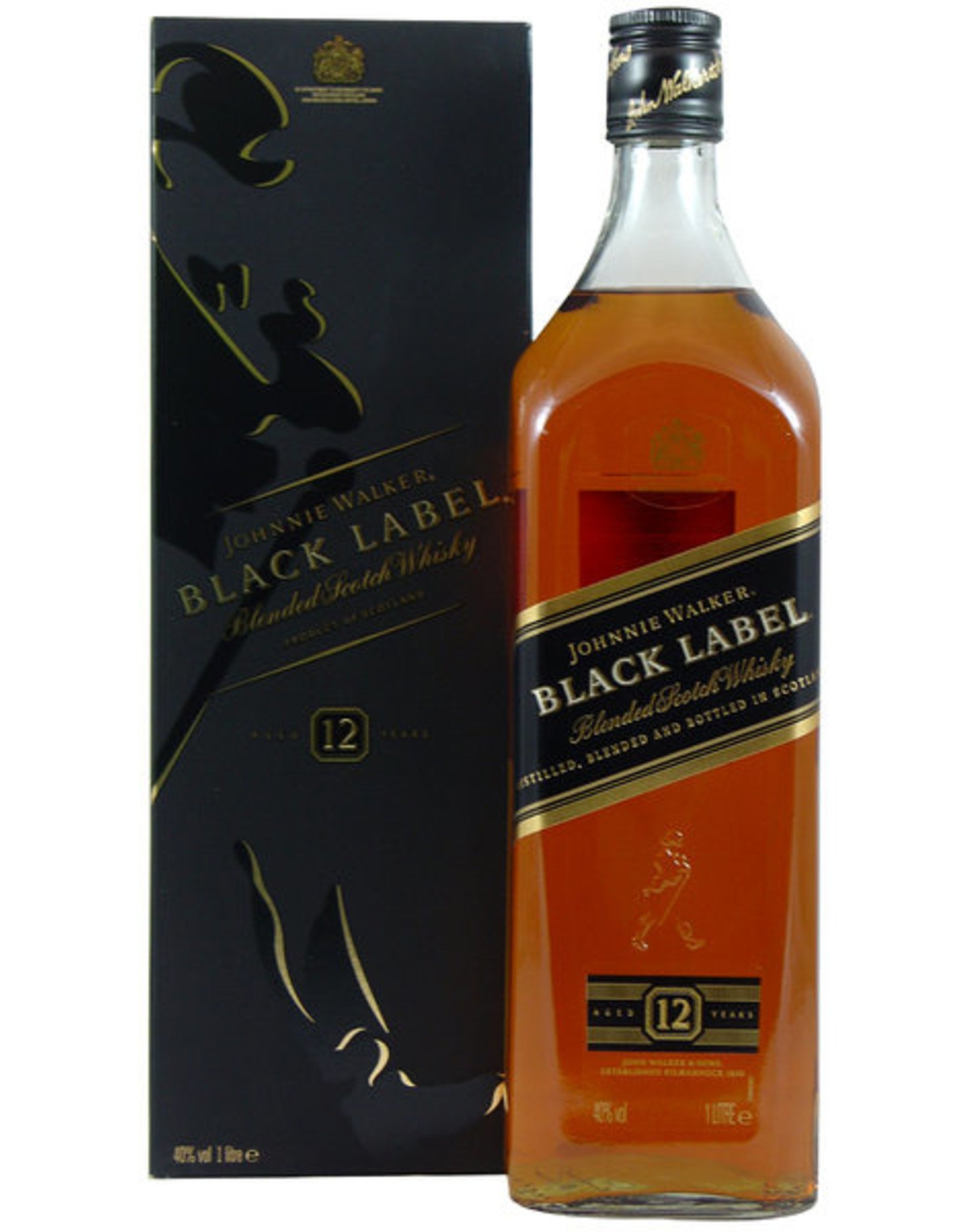 Johnny Walker Johnnie Walker Black label fles 100cl 40%)