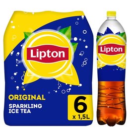 Lipton Ice Tea Lipton ice tea orginal sparkling 6x 1.5 L fles