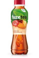 Fuze Tea Blacktea Peach Hibiscus PET 4x400ml