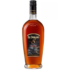 El Dorado Cask Aged 8 years Rum 70CL