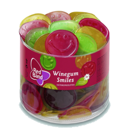 Red band winegum smiles 150st 1300gr