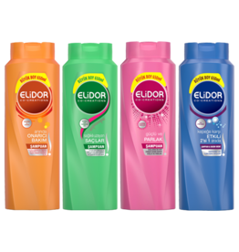 ELIDOR 6x 650mL shampoo diverse soorten