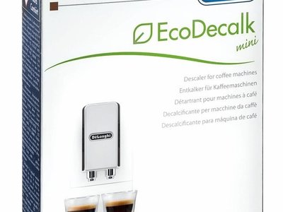 DELONGHI NOKALK Descaler EcoDecalk Coffee Machine Maker Natural 2 x 100ml  Sachet