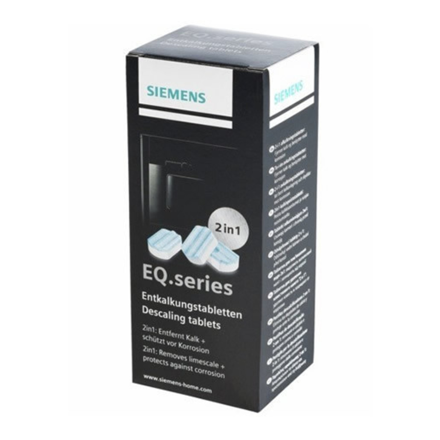 Siemens Descaling Tablets for EQ series (3 pcs) Descaler.co.uk