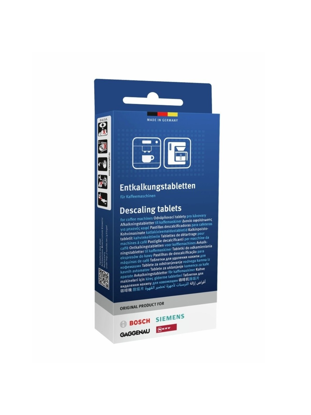 Bosch Descaling Tablets for Vero Series (3 pcs) Descaler.co.uk