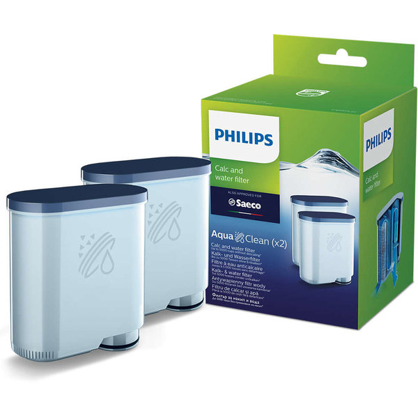 Philips Saeco AquaClean Water Filter - Pack of 2 