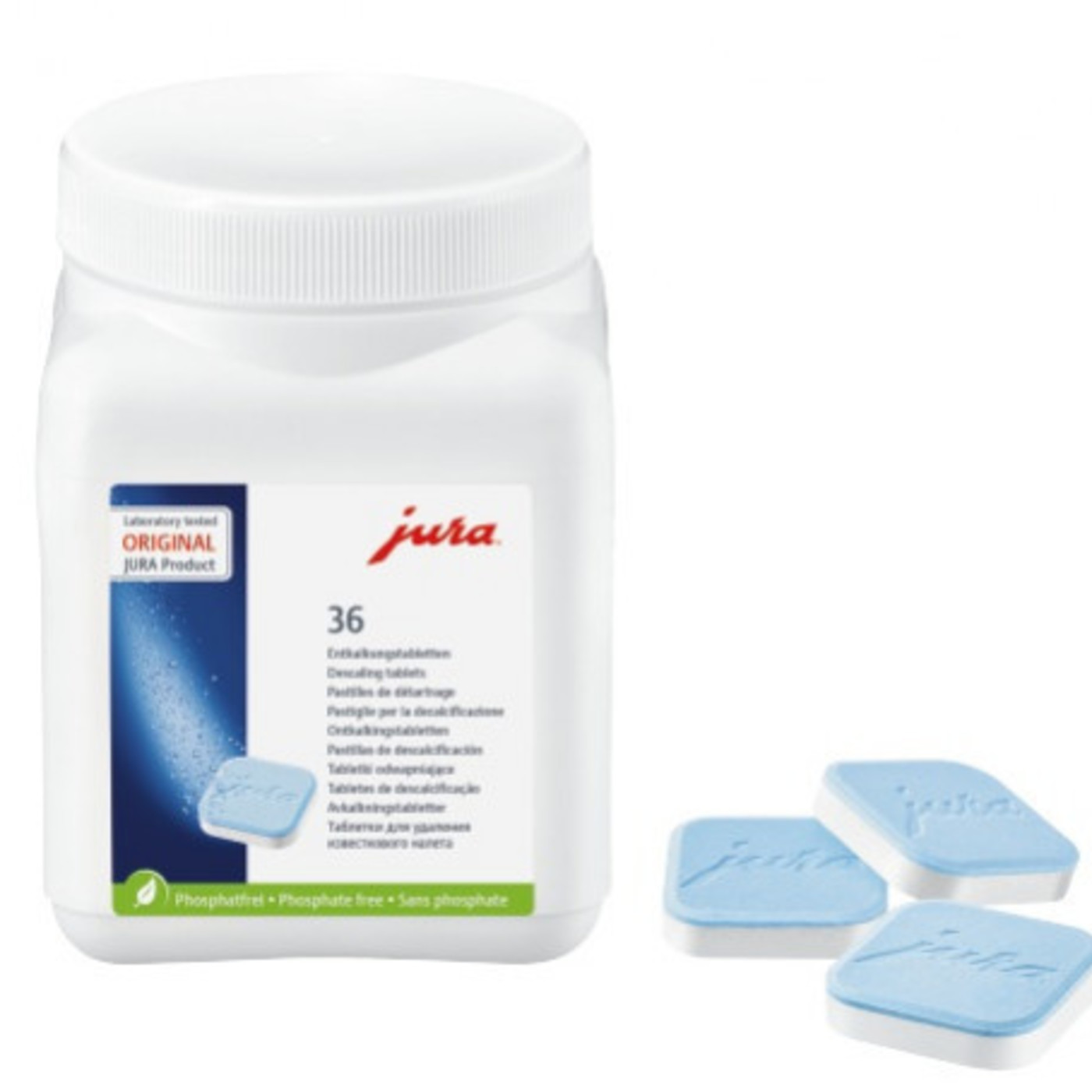 Jura 2phase Descaling Tablets (36 pcs) Descaler.co.uk