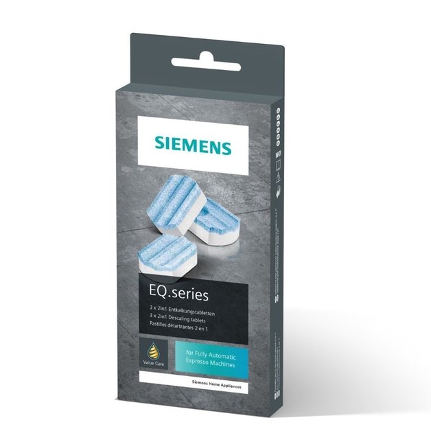 SIEMENS EQ Series - 2in1 Descaling Tablets (3 pcs) TZ80002B