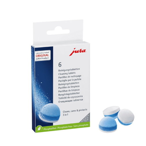 JURA 3-phase Cleaning Tablets (6 pcs)