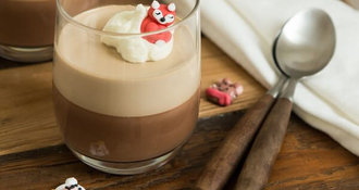 Recipe for Chocolate coffee panna cotta