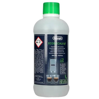 DeLonghi Descaler Cleaner EcoDecalk Cleaning Solution for Coffee