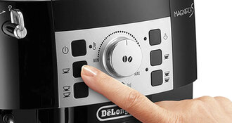 DeLonghi Magnifica S: setting the amount of coffee per serve