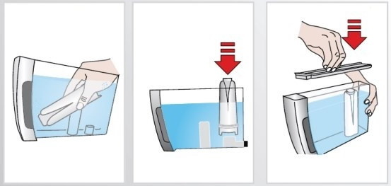 waterfilter aanbrengen