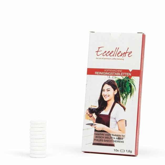 ECCELLENTE Coffee Oil Remover ontvettingstabletten voor Philips Saeco - 10 stuks