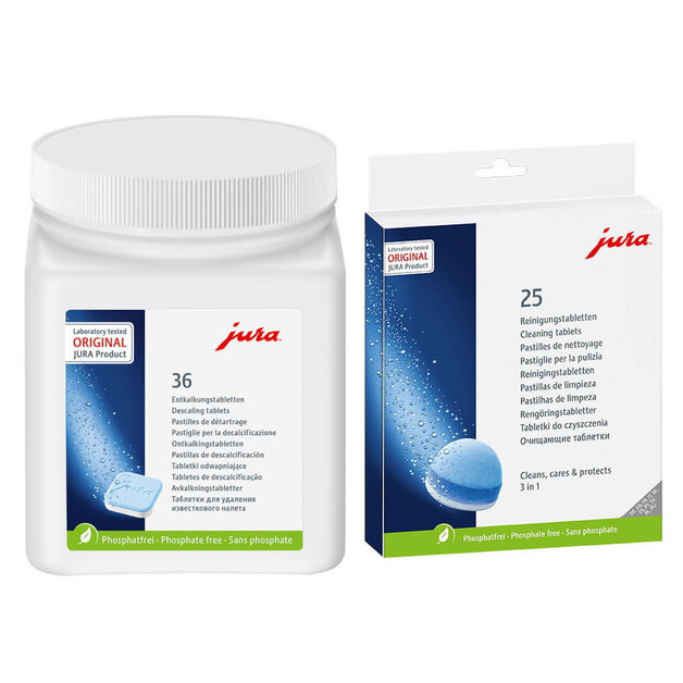 JURA PRO Original Set van 36 st. 2in1 Ontkalking & 25 st. 3in1 Reiniging