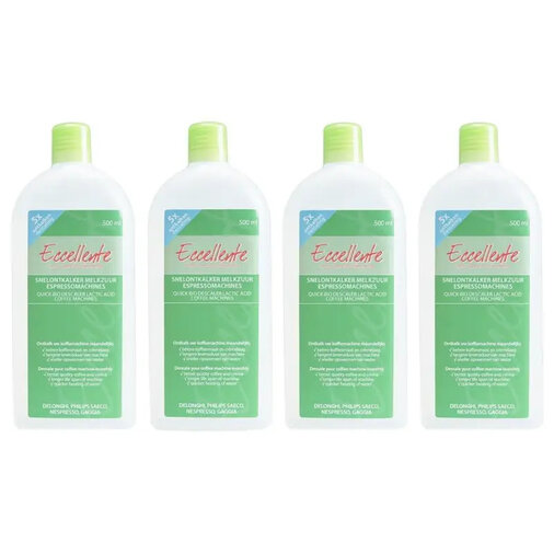 ECCELLENTE set van 4x 500ml ontkalker voor DeLonghi