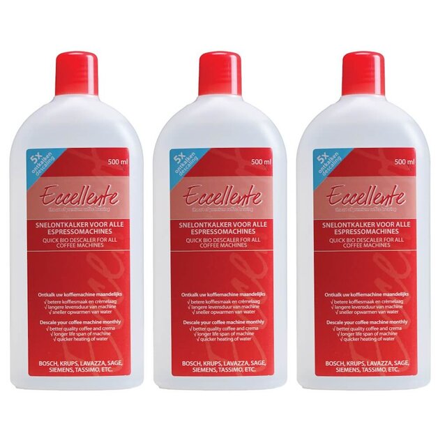 ECCELLENTE voordeelset Anti Calc voor Melitta - 3x 500ml