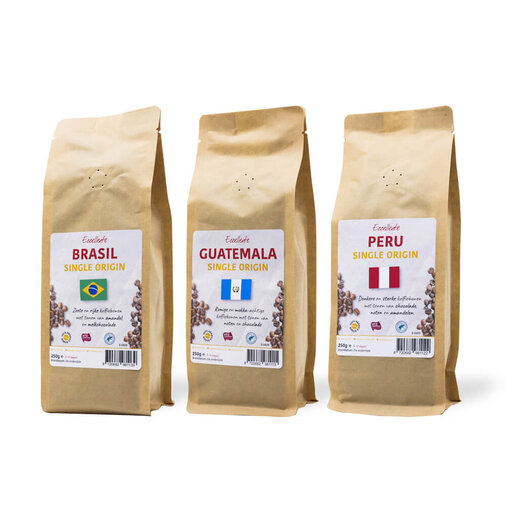 ECCELLENTE Dark & Tasty - Intens koffiebonen pakket - 750 gram