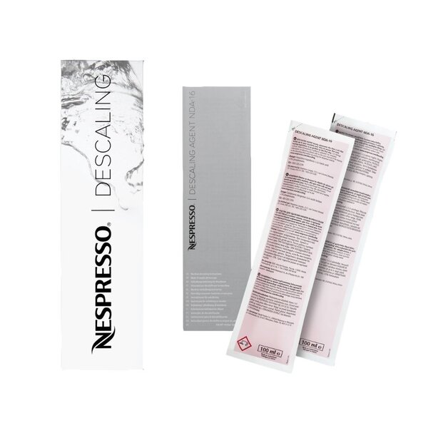 NESPRESSO Ontkalkingsset - 2x100ml melkzuur ontkalker