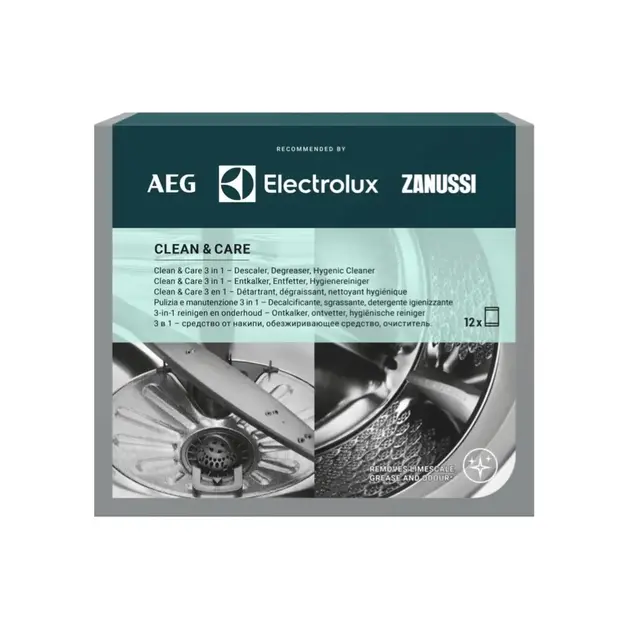 AEG Clean & Care 3in1  Vaat- en wasmachine reiniger en ontkalker - 12 stuks