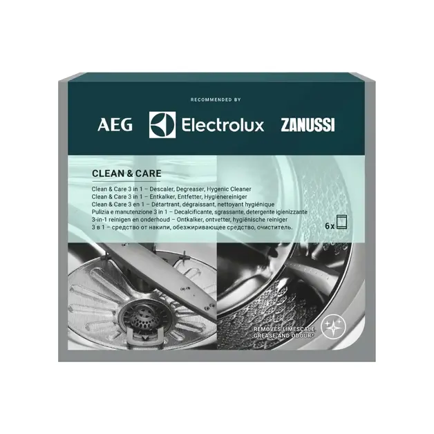 AEG Clean & Care 3in1  Vaat- en wasmachine reiniger en ontkalker - 6 stuks