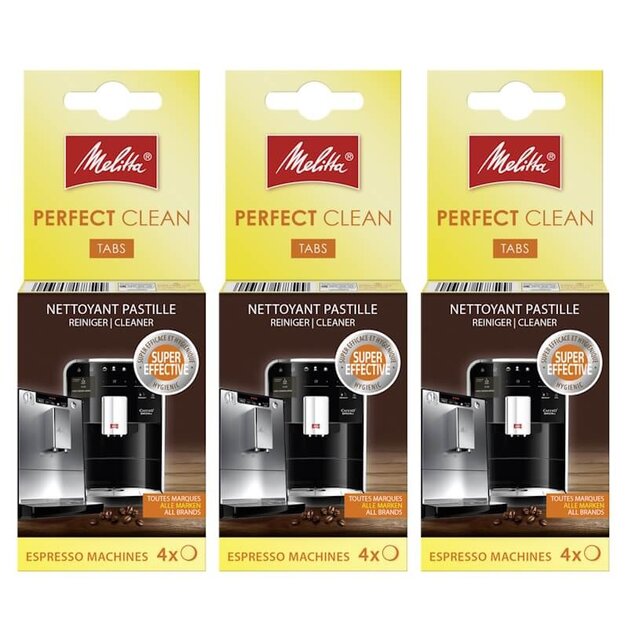 MELITTA Reinigingstabletten - 12 Perfect Clean Tabs - voor 1 jaar reinigen