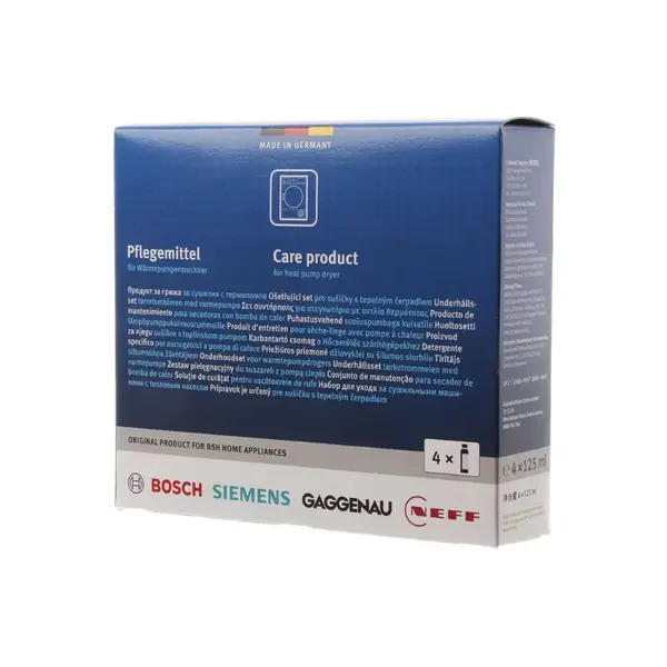 Warmtepompdroger verzorgingsset - 4x 125 ml