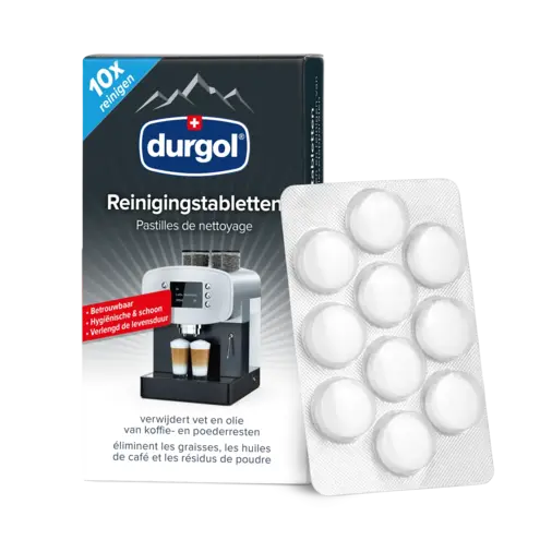 DURGOL Reinigingstabletten voor koffiemachines - 10 stuks