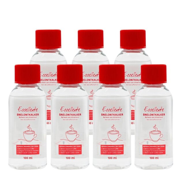 ECCELLENTE ontkalker voor waterkoker & heetwaterdispenser - 7 stuks