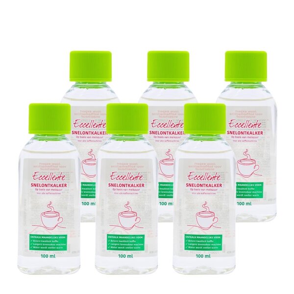 ontkalker voor Moccamaster - Technivorm filter koffiezetapparaat - 6 stuks
