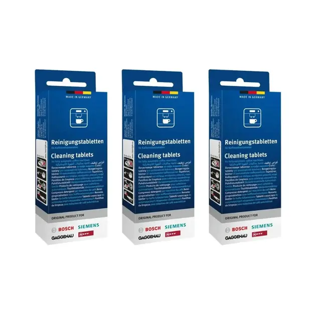SIEMENS Reinigingstabletten 2,2 gram - 3x10 stuks - 00312295 / 00311970