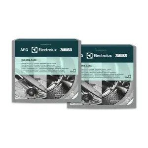 Clean & Care 3in1 - 2x12 stuks -  Vaat- en wasmachine reiniger en ontkalker