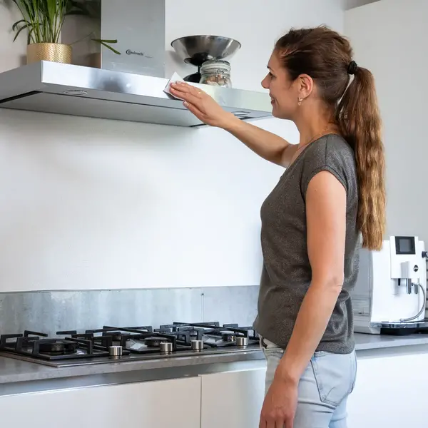 PMS afzuigkap RVS onderhoudsdoekjes - 5 stuks