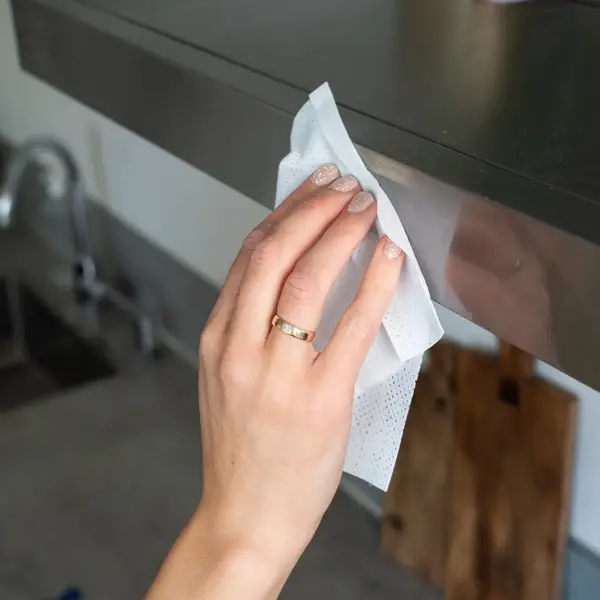 PMS afzuigkap RVS onderhoudsdoekjes - 5 stuks