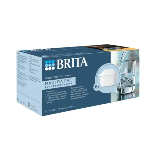 BRITA Maxtra Pro Pure Performance - 6 stuks - half jaar gefilterd water
