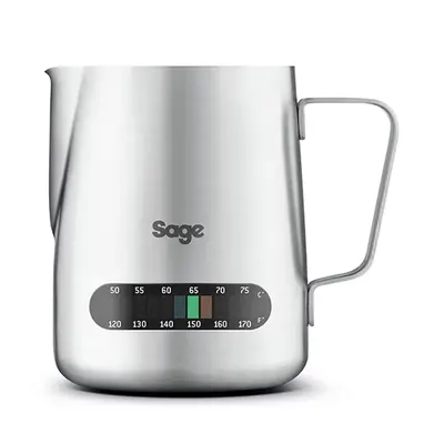 the Temp Control - SES003 - RVS melkkan met thermometer - 480ml capaciteit