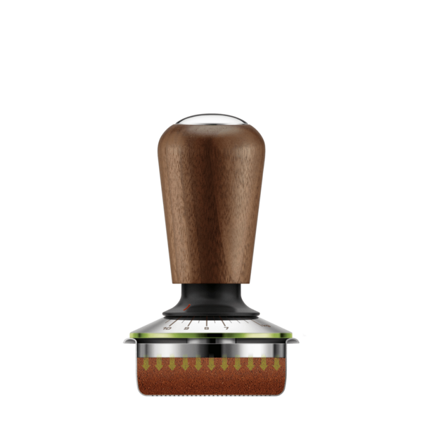the Force Gauge Tamper - Walnoot - 54mm Portafilters - SEA202WLW