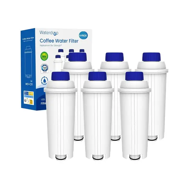 WATERDROP ECAM waterfilter voor DeLonghi - 6 stuks