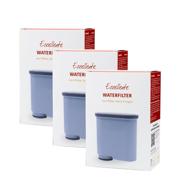 Voordeelset van 3 AquaClean waterfilters geschikt voor Philips Saeco