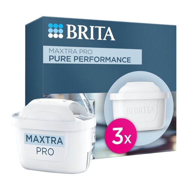 BRITA Maxtra Pro Waterfilters - 3 stuks - Pure Performance
