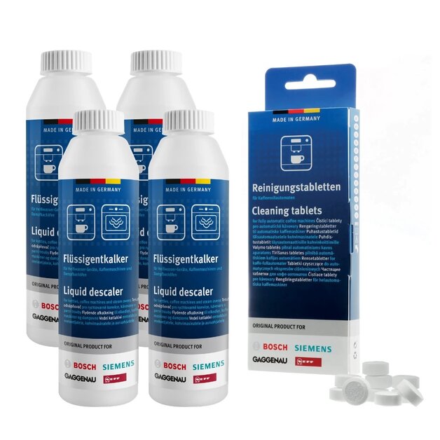 SIEMENS Onderhoudspakket - 4x ontkalken & 10x reinigen - 00312582