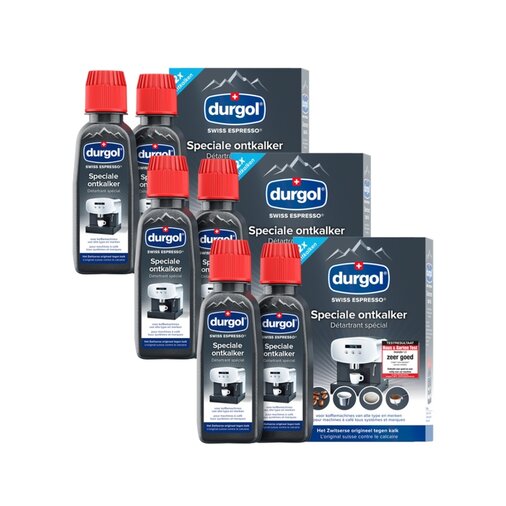 DURGOL Speciale ontkalker - Swiss Espresso - Voordeelverpakking - 6x125ml