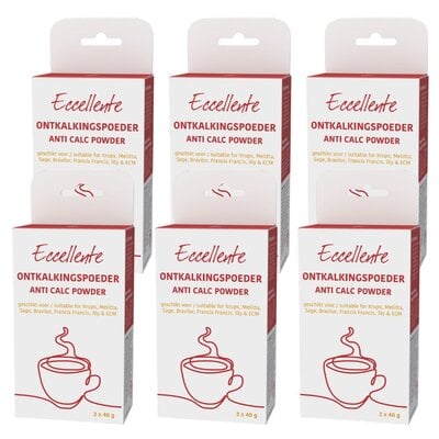 Ontkalkingspoeder voor Melitta - 12x ontkalken - 12x 40 gram