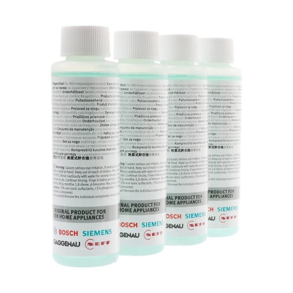 Warmtepompdroger verzorgingsset - 4x125 ml - 00312474