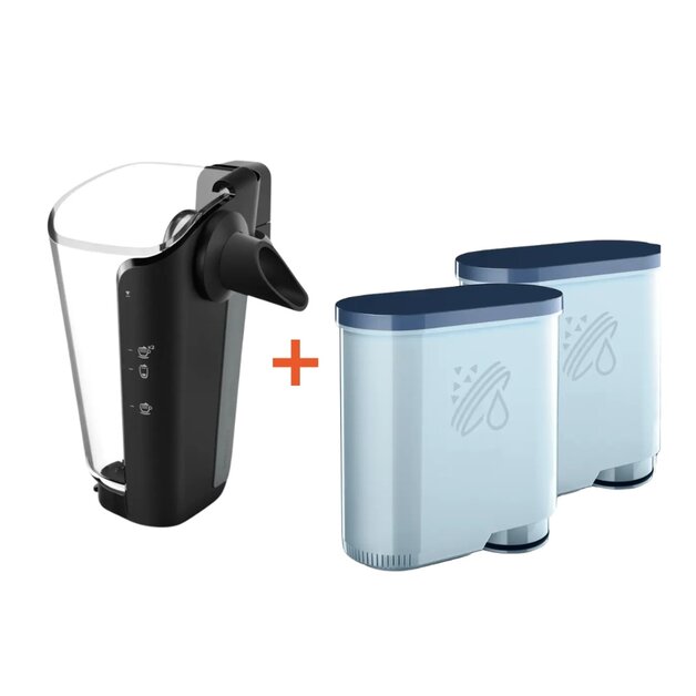 PHILIPS LatteGO Melkreservoir CA6708/10 & 2 AquaClean waterfilters - Voordeelpakket